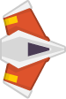 Orange spaceship 2